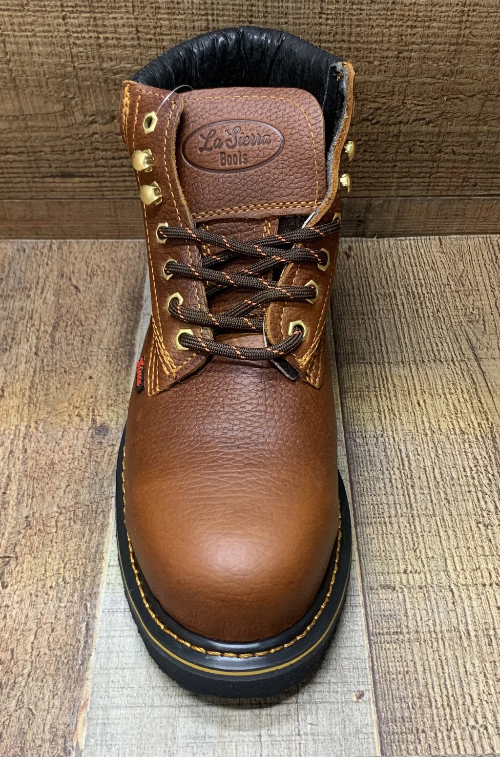 Men's Work Boots Laces Genuine Leather Oil Water Resistant With/Without Steel Toe Est. 418/419