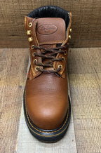 Men's Work Boots Laces Genuine Leather Oil Water Resistant With/Without Steel Toe Est. 418/419