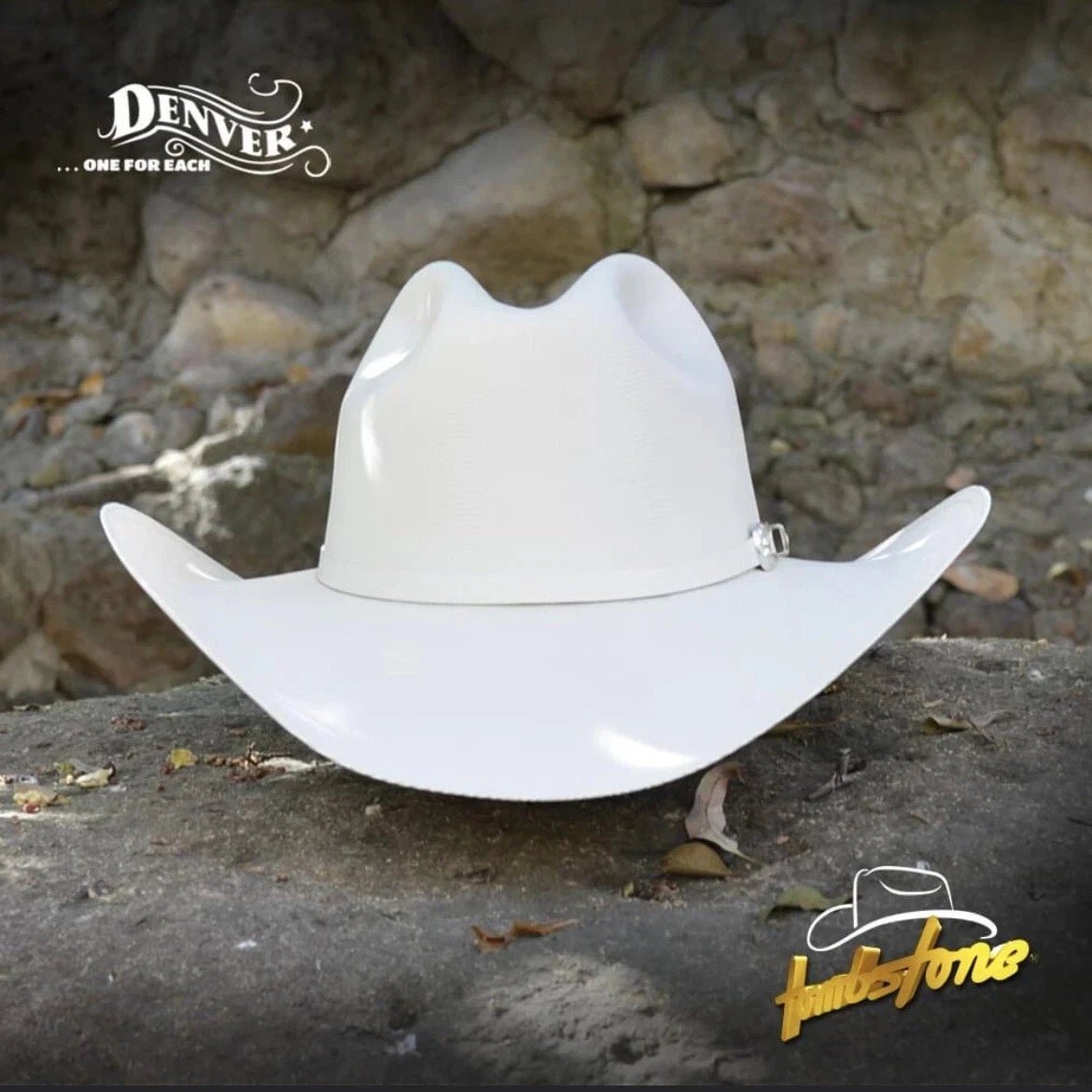 Tombstone 1000X Denver Style Western Cowboy Straw Hat - OriginalWestern.com
