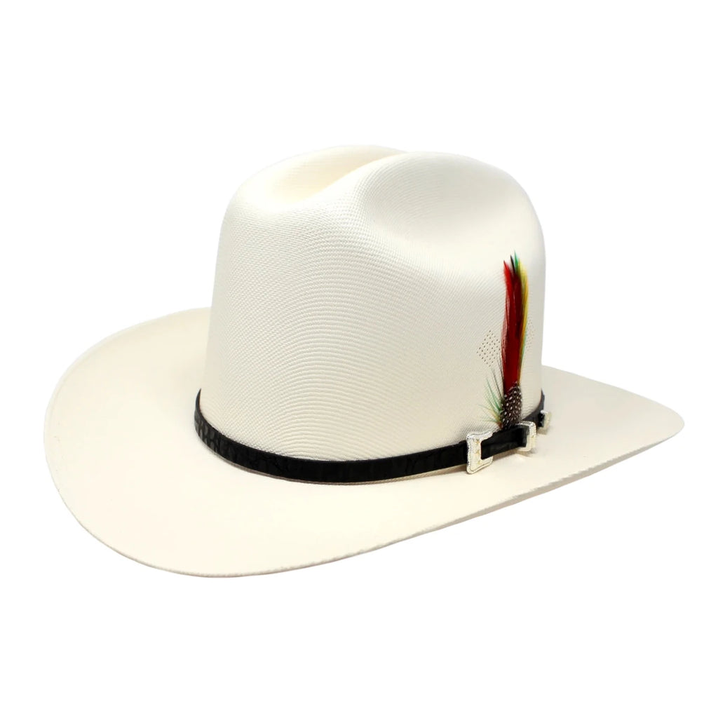Tombstone 1000X Johnson Fantasma Style Western Cowboy Straw Hat - Brim 3" - OriginalWestern.com