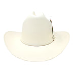 Tombstone 1000X Johnson Style Western Cowboy Straw Hat Brim 3" with White Band - OriginalWestern.com