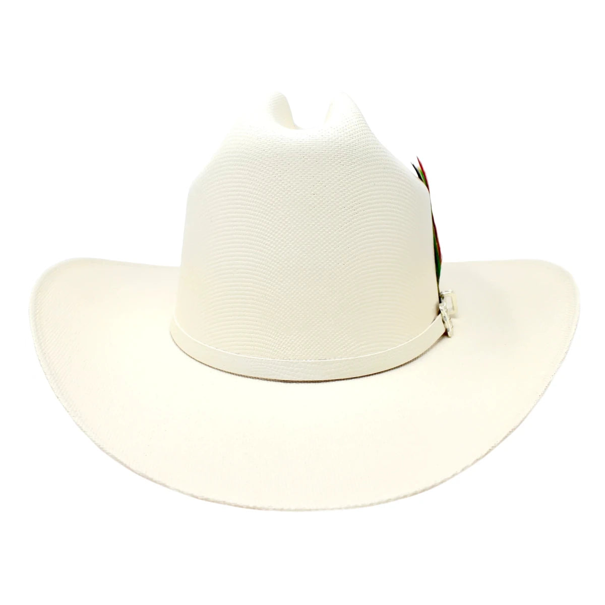 Tombstone 1000X Johnson Style Western Cowboy Straw Hat Brim 3" with White Band - OriginalWestern.com