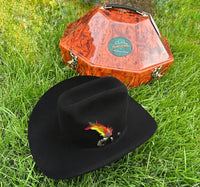 Tombstone 1000X Luxury Beaver Fur Felt Western Cowboy Hat El Patron Style - OriginalWestern.com