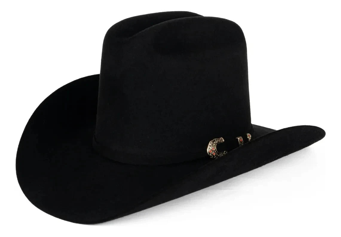 Tombstone 1000X Luxury Beaver Fur Felt Western Cowboy Hat El Patron Style - OriginalWestern.com
