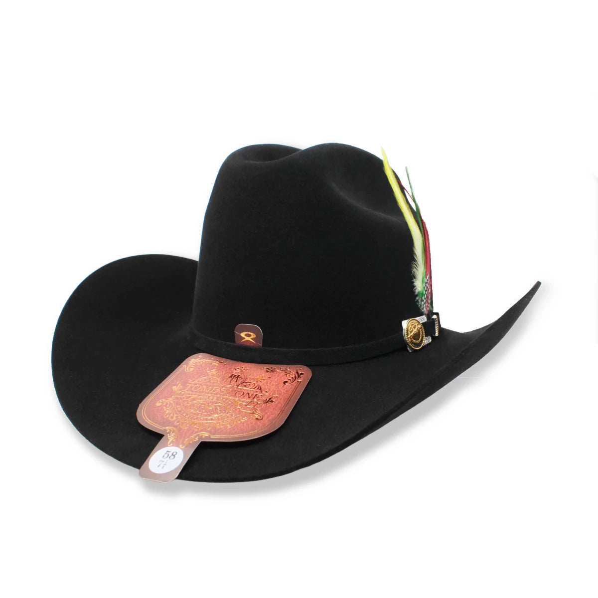 Tombstone 1000X Luxury Otter Fur Felt Western Cowboy Hat El Patron Style - OriginalWestern.com