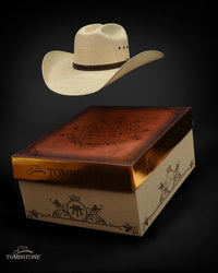 Tombstone 1000X Roper Italy Style Western Cowboy Straw Hat - OriginalWestern.com