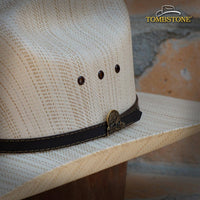 Tombstone 1000X Roper Italy Style Western Cowboy Straw Hat - OriginalWestern.com