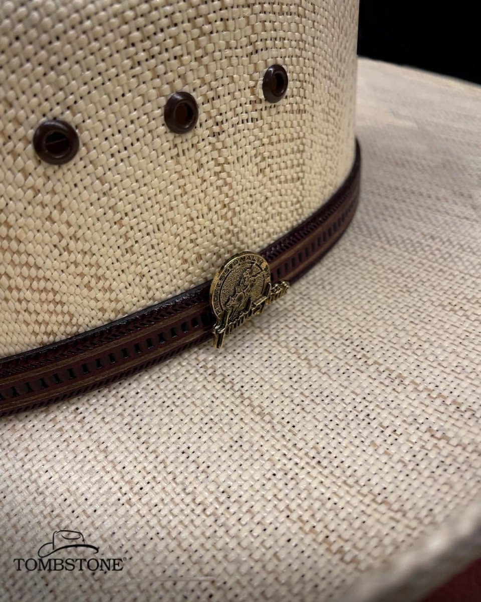 Tombstone 1000X Roper Italy Style Western Cowboy Straw Hat - OriginalWestern.com
