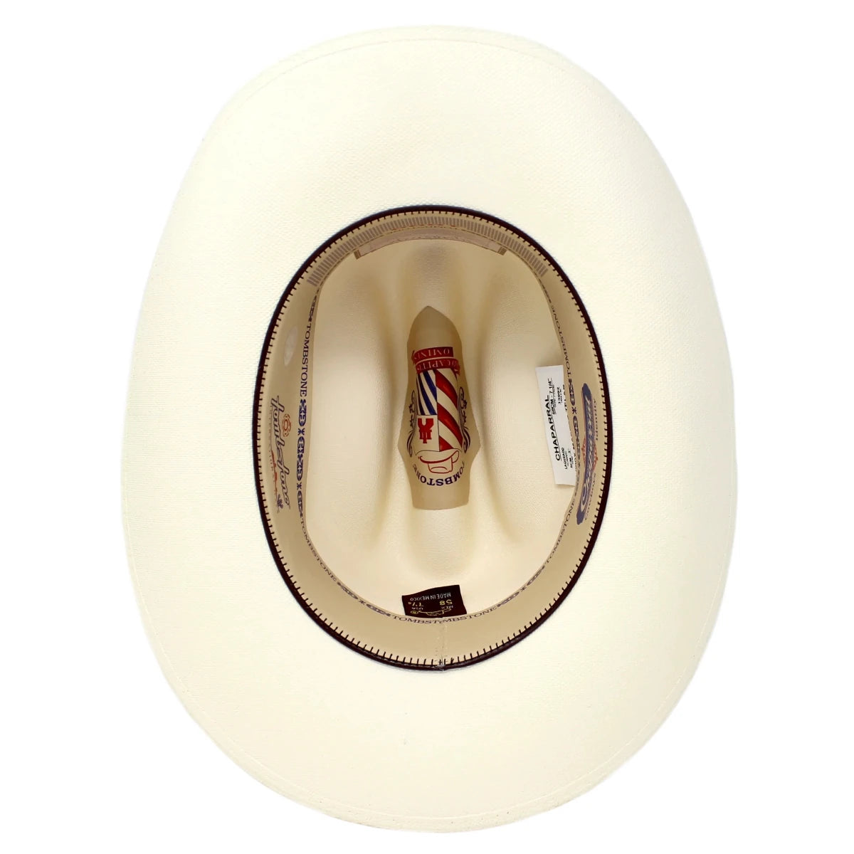 Tombstone 1000X Sinaloa Chaparral Style Western Cowboy Straw Hat - w/White Band - OriginalWestern.com