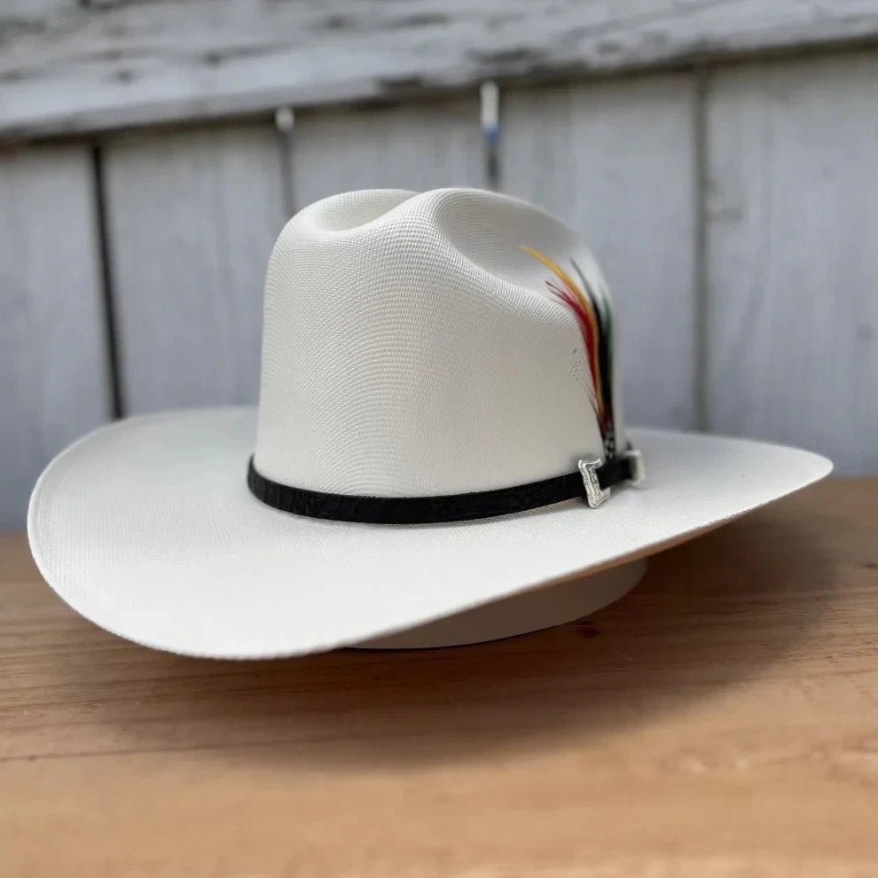 Tombstone 1000X Sinaloa Panter Belico Style Western Cowboy Straw Hat - OriginalWestern.com