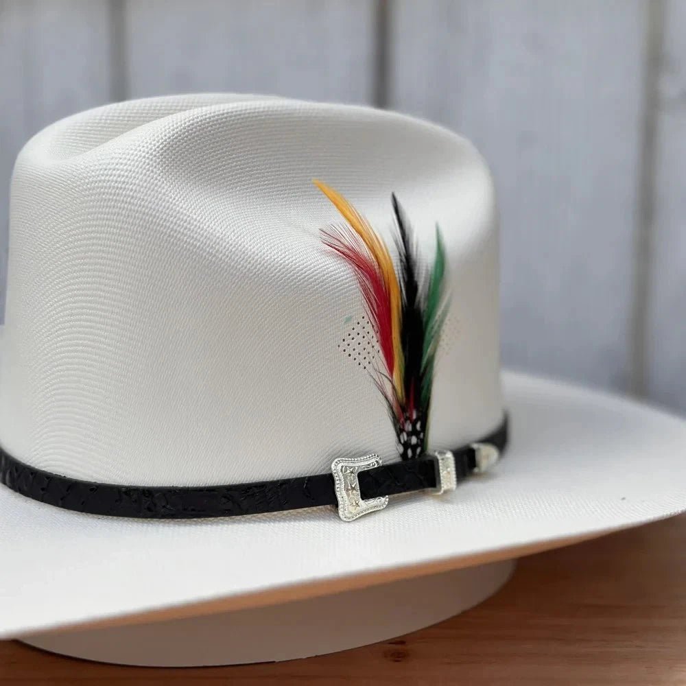 Tombstone 1000X Sinaloa Panter Belico Style Western Cowboy Straw Hat - OriginalWestern.com