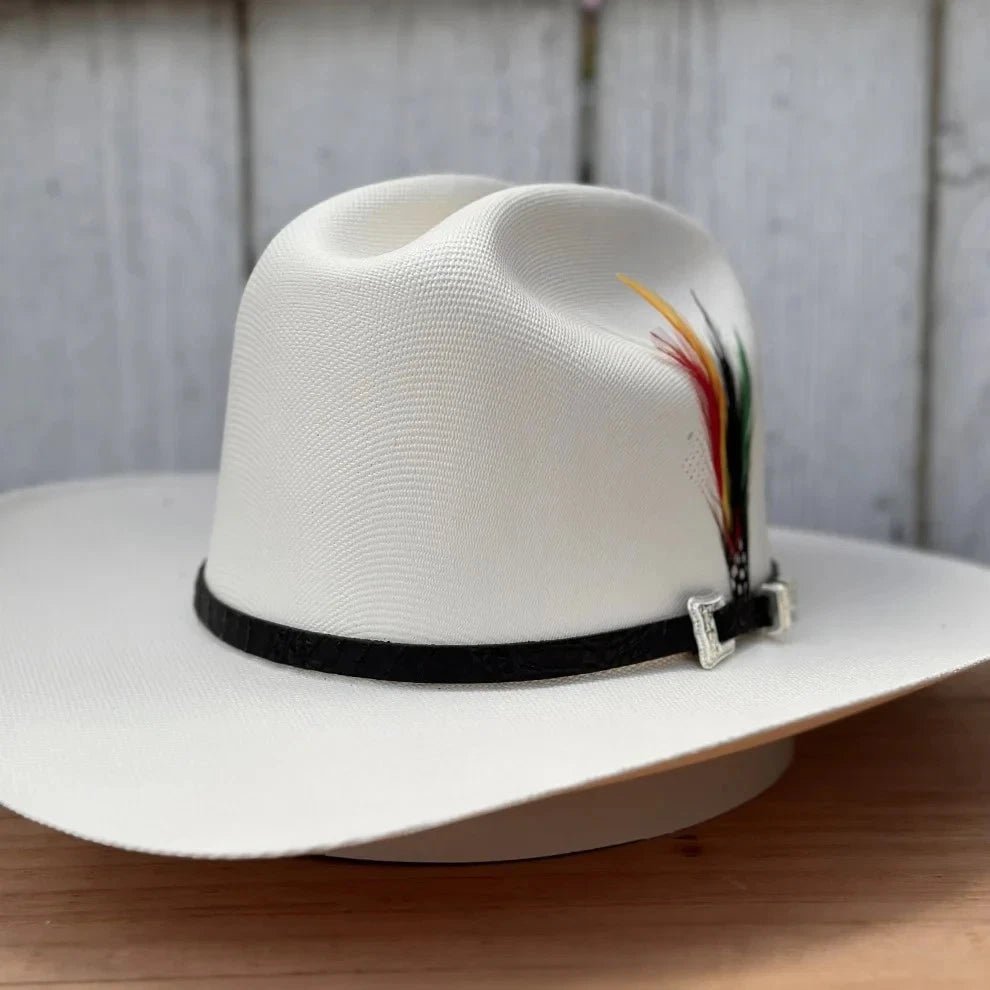 Tombstone 1000X Sinaloa Panter Belico Style Western Cowboy Straw Hat - OriginalWestern.com