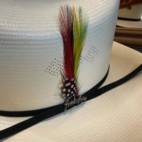 Tombstone 100X Johnson Style Western Cowboy Shantung Straw Hat - Tall Crown Brim 3" - OriginalWestern.com