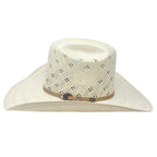 Tombstone 100X Ranger Flower Minnick Style Western Cowboy Shantung Straw Hat - OriginalWestern.com