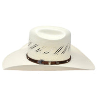 Tombstone 100X Ranger Randa Minnick Style Western Cowboy Shantung Straw Hat - OriginalWestern.com