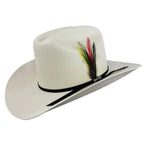 Tombstone 100X Sinaloa Chaparral Style Western Cowboy Shantung Straw Hat - Brim 3" - OriginalWestern.com