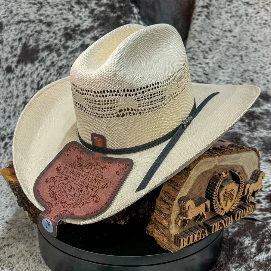 Tombstone 10X Chaparral Style Western Cowboy Straw Hat - OriginalWestern.com