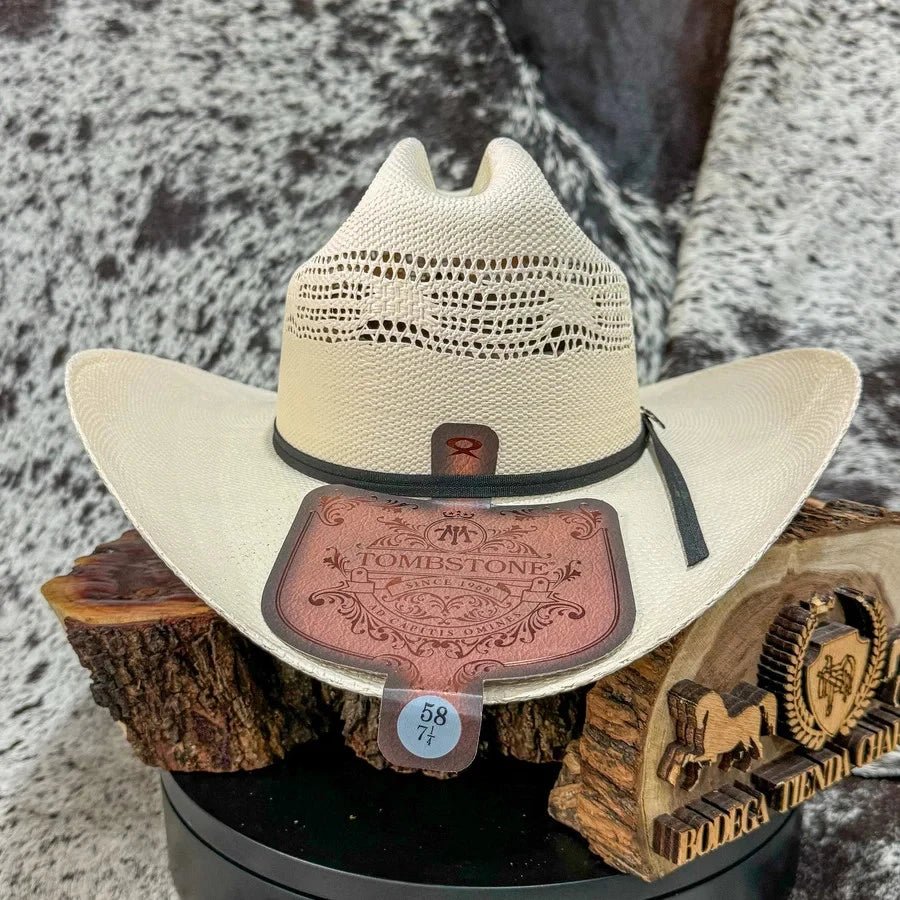 Tombstone 10X Chaparral Style Western Cowboy Straw Hat - OriginalWestern.com