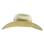 Tombstone 10X East West Tricolor Style Bangora Western Cowboy Straw Hat - OriginalWestern.com