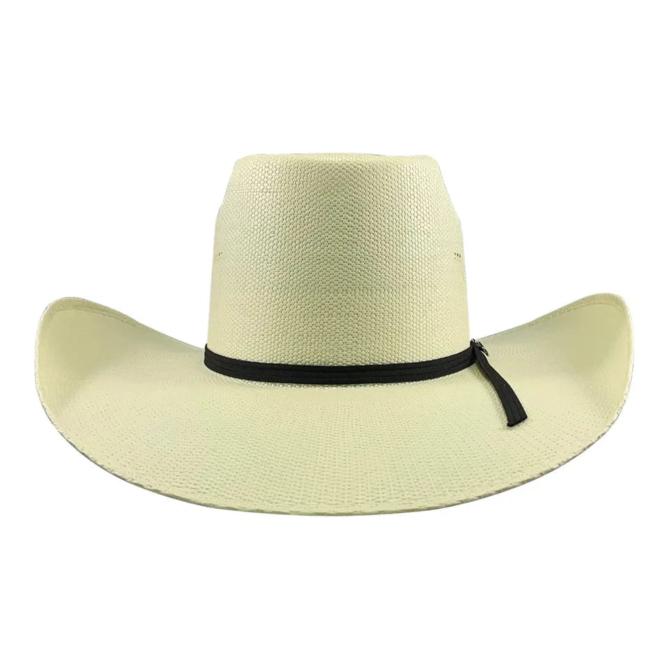 Tombstone 10X Long Horn Style Brick Crown Western Cowboy Straw Hat - OriginalWestern.com