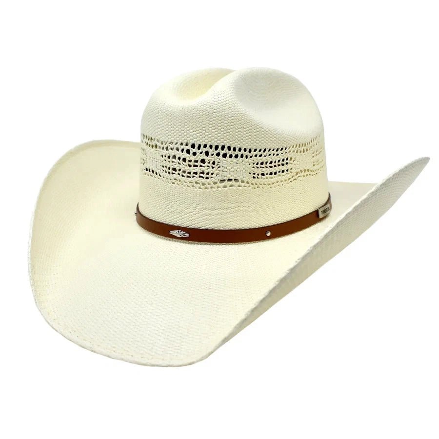 Tombstone 10X Maverick Marlboro Style Bangora Western Cowboy Straw Hat - OriginalWestern.com