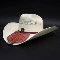 Tombstone 10X Maverick Marlboro Style Bangora Western Cowboy Straw Hat - OriginalWestern.com