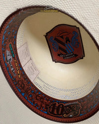 Tombstone 10X Open Crown Style Bangora Western Cowboy Straw Hat - OriginalWestern.com