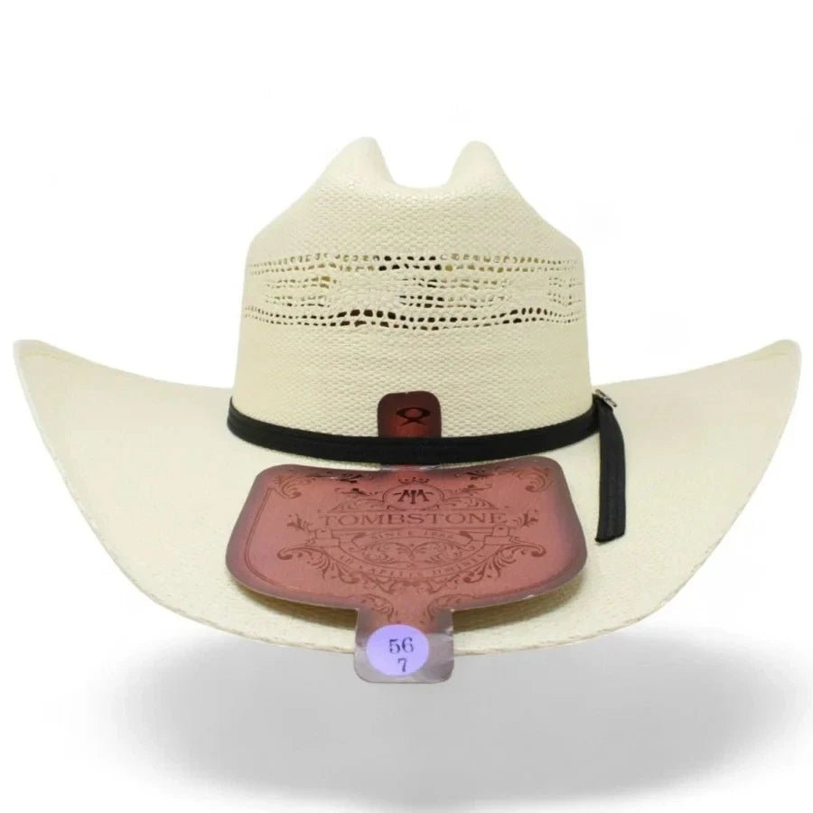 Tombstone 10X Roper Texas Style Bangora Cowboy Straw Hat - OriginalWestern.com