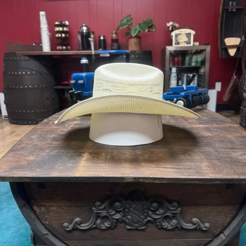 Tombstone 10X Roper Texas Style Bangora Cowboy Straw Hat - OriginalWestern.com