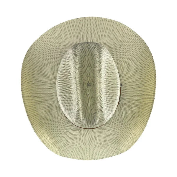 Tombstone 10X Roper Tricolor Style Bangora Western Cowboy Straw Hat - OriginalWestern.com