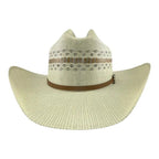 Tombstone 10X Roper Tricolor Style Bangora Western Cowboy Straw Hat - OriginalWestern.com