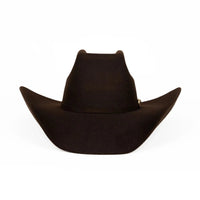 Tombstone 20X 8 Segundos Brick Crown Style Western Cowboy Fur Felt Hat - Brown - OriginalWestern.com