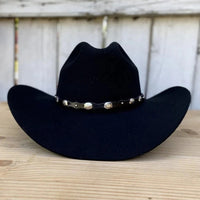 Tombstone 20X Denver Style Western Cowboy Fur Felt Hat - Black - OriginalWestern.com