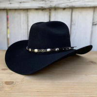 Tombstone 20X Denver Style Western Cowboy Fur Felt Hat - Black - OriginalWestern.com