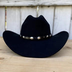 Tombstone 20X Denver Style Western Cowboy Fur Felt Hat - Black - OriginalWestern.com