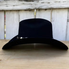 Tombstone 20X Denver Style Western Cowboy Fur Felt Hat - Black - OriginalWestern.com