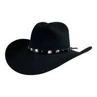 Tombstone 20X Denver Style Western Cowboy Fur Felt Hat - Black - OriginalWestern.com
