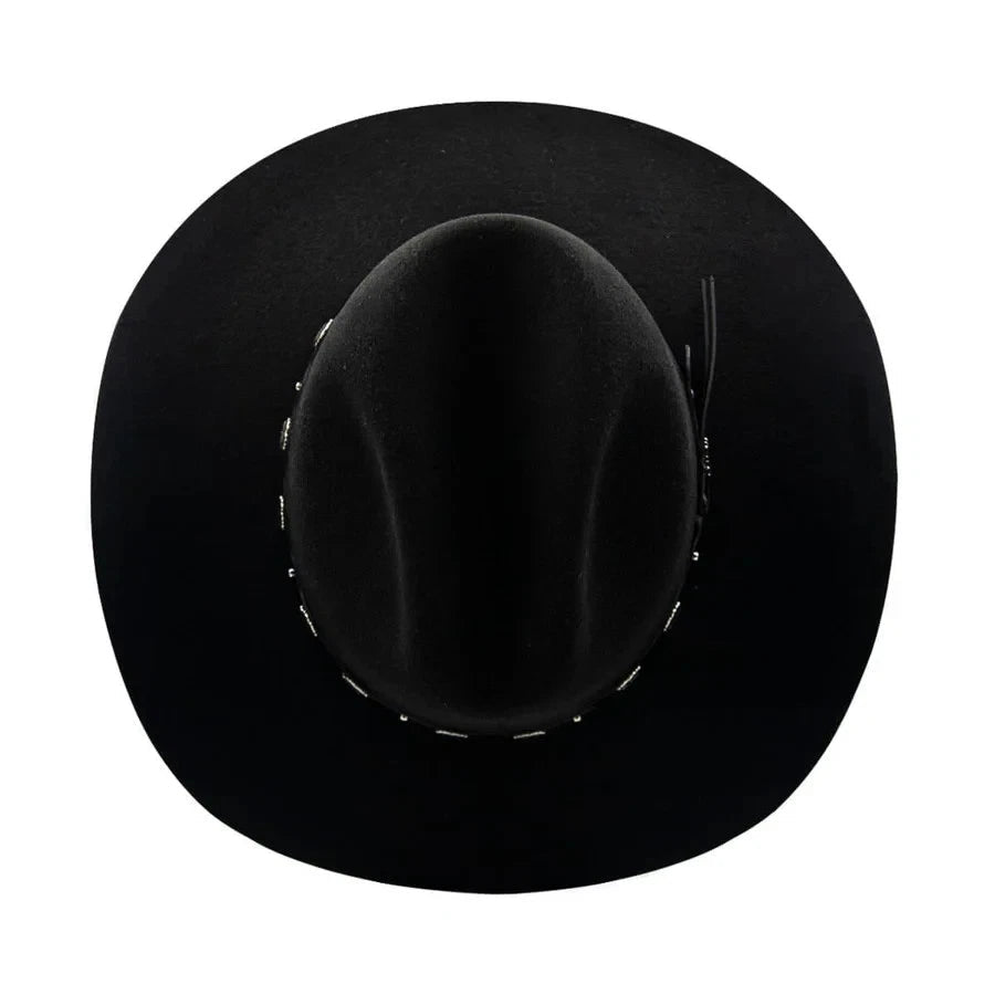 Tombstone 20X Denver Style Western Cowboy Fur Felt Hat - Black - OriginalWestern.com