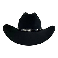 Tombstone 20X Denver Style Western Cowboy Fur Felt Hat - Black - OriginalWestern.com