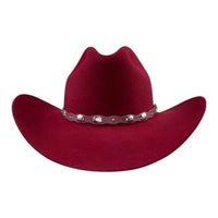 Tombstone 20X Denver Style Western Cowboy Fur Felt Hat - Burgundy - OriginalWestern.com