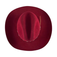 Tombstone 20X Denver Style Western Cowboy Fur Felt Hat - Burgundy - OriginalWestern.com