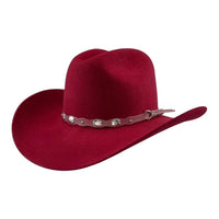 Tombstone 20X Denver Style Western Cowboy Fur Felt Hat - Burgundy - OriginalWestern.com