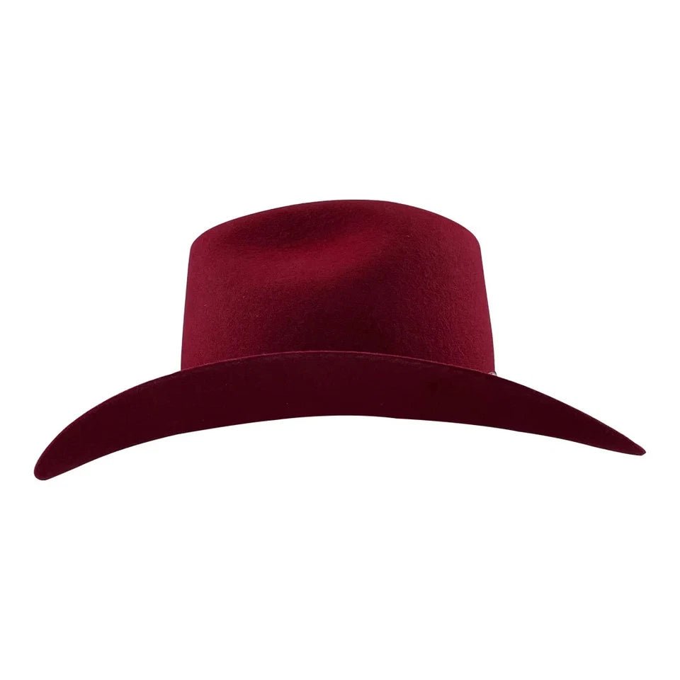 Tombstone 20X Denver Style Western Cowboy Fur Felt Hat - Burgundy - OriginalWestern.com