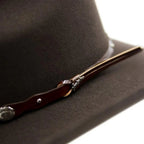 Tombstone 20X Denver Style Western Cowboy Fur Felt Hat - Chocolate Brown - OriginalWestern.com