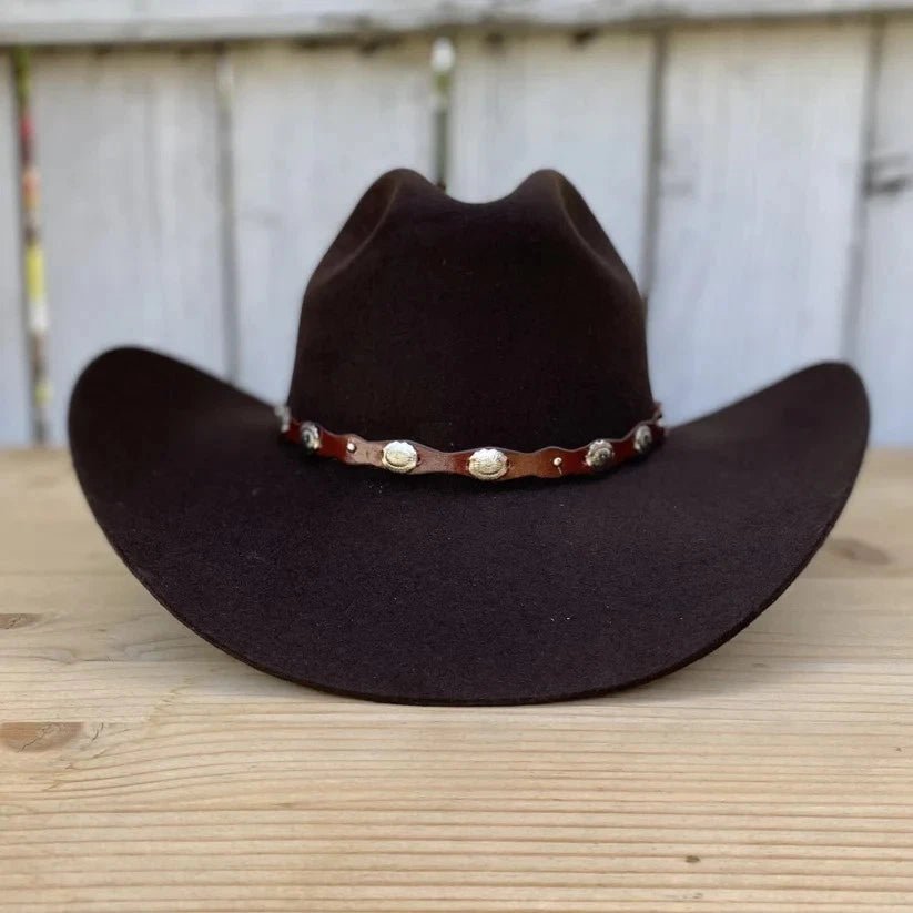 Tombstone 20X Denver Style Western Cowboy Fur Felt Hat - Chocolate Brown - OriginalWestern.com