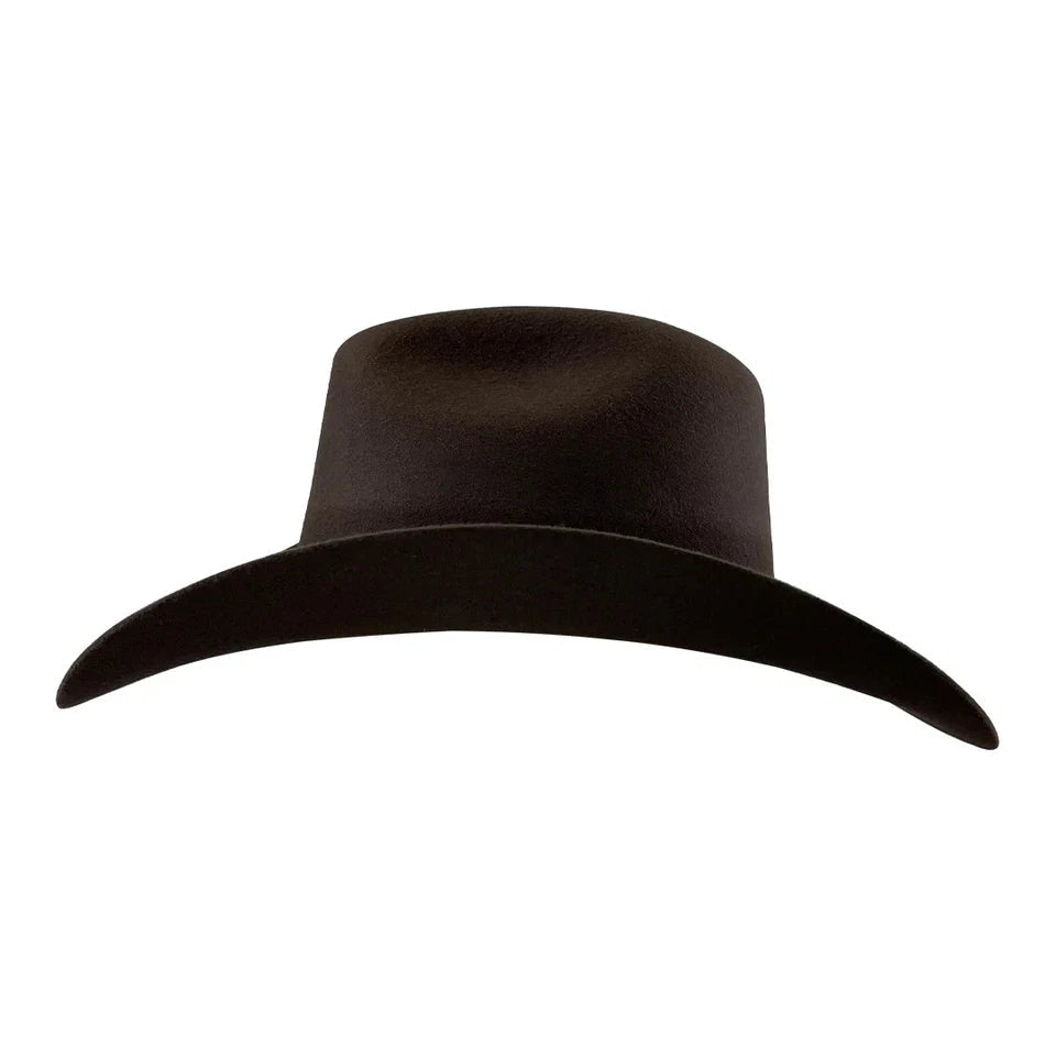 Tombstone 20X Denver Style Western Cowboy Fur Felt Hat - Chocolate Brown - OriginalWestern.com