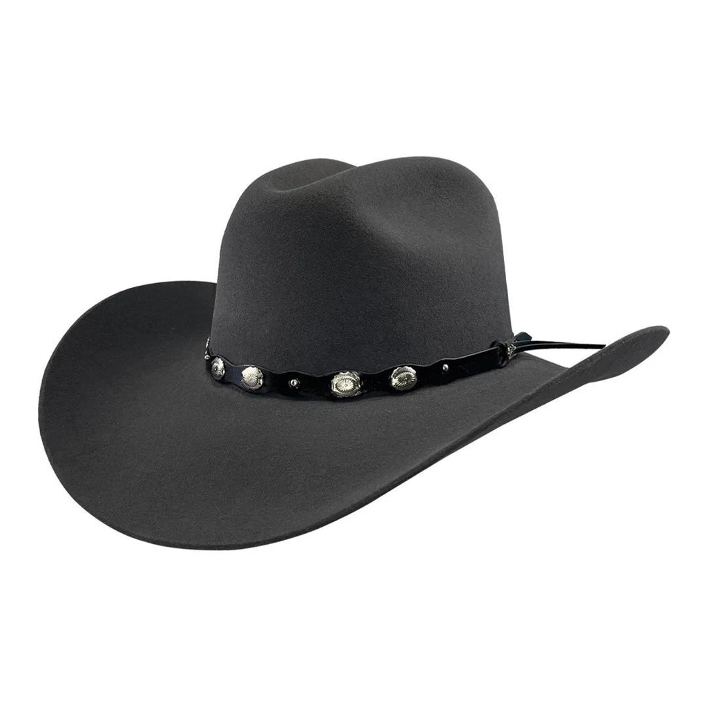 Tombstone 20X Denver Style Western Cowboy Fur Felt Hat - Granite Gray - OriginalWestern.com