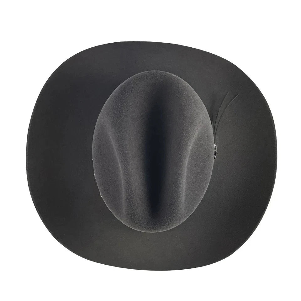Tombstone 20X Denver Style Western Cowboy Fur Felt Hat - Granite Gray - OriginalWestern.com