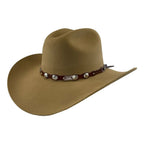 Tombstone 20X Denver Style Western Cowboy Fur Felt Hat - Nutria Sahara - OriginalWestern.com