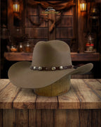 Tombstone 20X Denver Style Western Cowboy Fur Felt Hat - Nutria Sahara - OriginalWestern.com